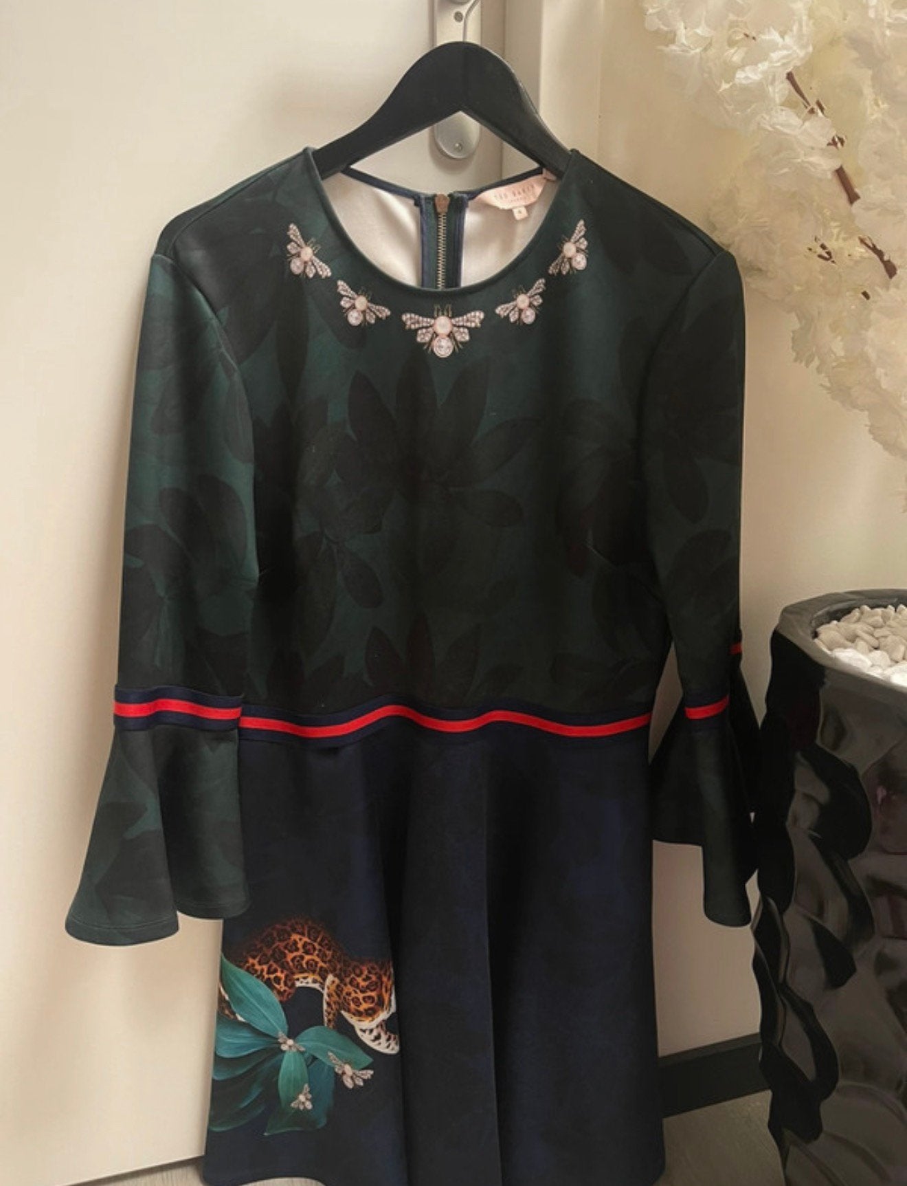 Ted Baker jurk, Ophalen of Verzenden, Zo goed als nieuw, Zwart, Boven de knie