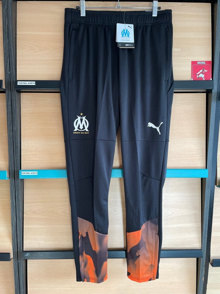 Olympique Marseille Puma Trainingsbroek Nieuw Maat M, Puma, Maat 48/50 (M), Zwart, Nieuw