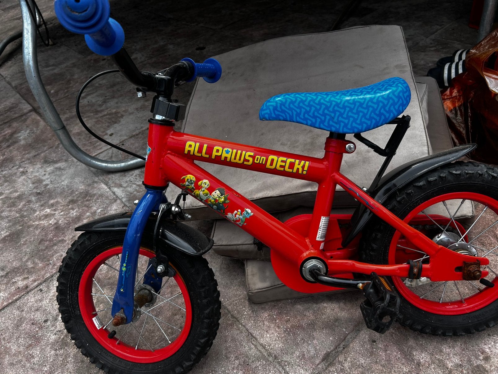 Paw patrol fiets lees beschrijving, Ophalen of Verzenden, Zo goed als nieuw, Minder dan 16 inch