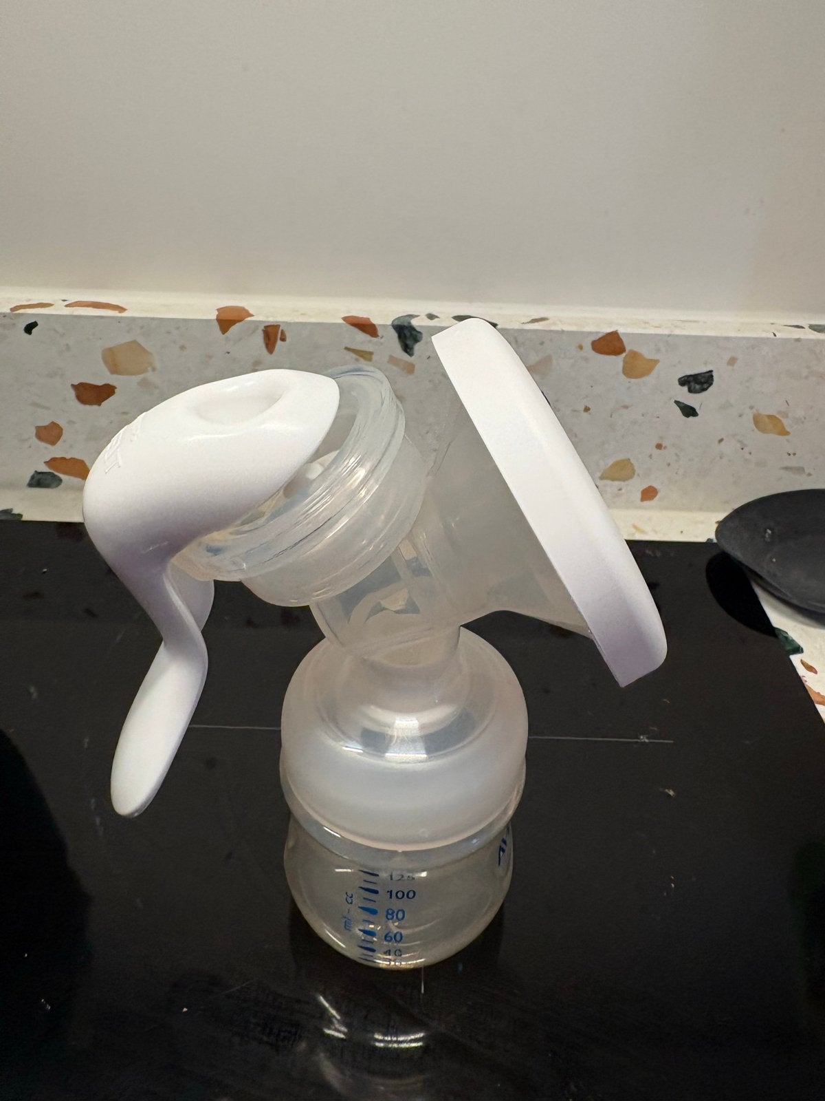 Philips Avent handkolf met fles en tas, Ophalen, Gebruikt, Borstkolf, Philips Avent