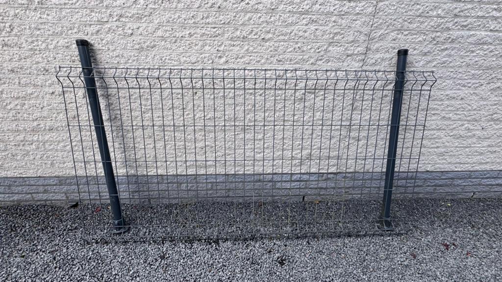 Bekafence Bekafor Hekwerk Panelen en Palen totaal 16 meter, Tuin en Terras, Gaas en Draad, Ophalen, Gebruikt