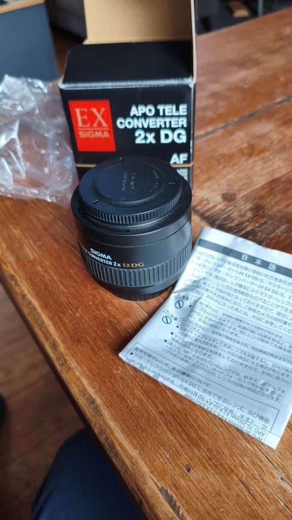 Sigma APO Tele Converter 2x EX DG AF, Audio, Tv en Foto, Fotografie | Lenzen en Objectieven, Ophalen of Verzenden, Zo goed als nieuw