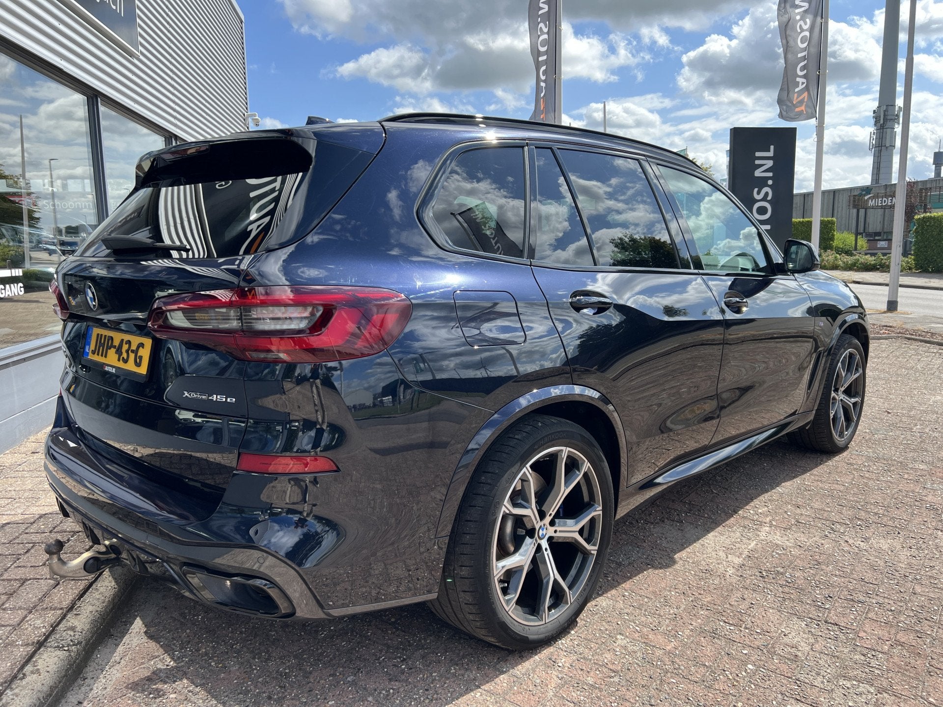 BMW X5 xDrive45e M-Sport Lazer/Softclose/Trekhaak (bj 2020), Auto's, Gebruikt, Zwart, Leder, Vierwielaandrijving