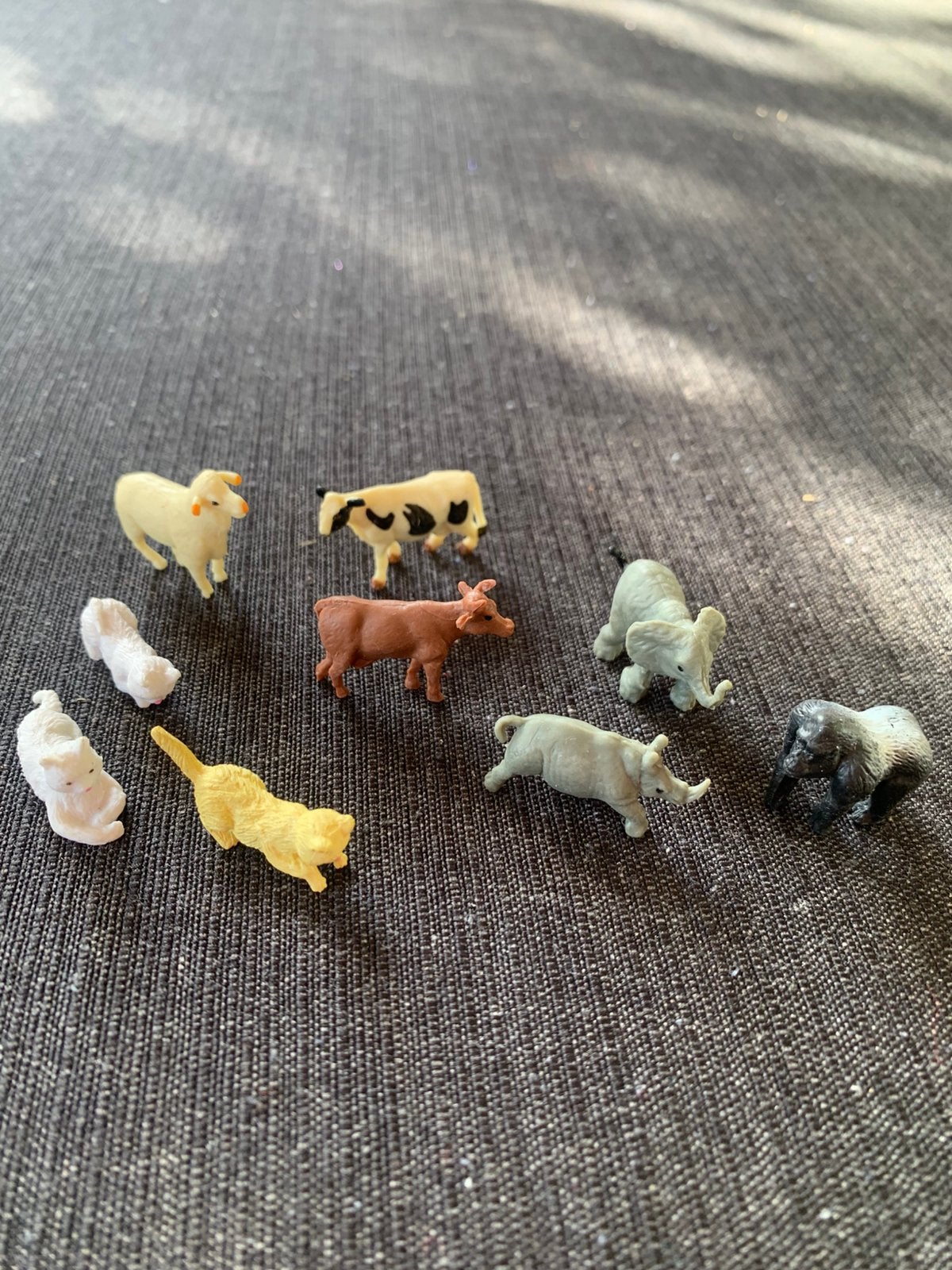 zacht plastic dierensetje,varkenssetje ea,hard plastic setje, Ophalen of Verzenden, Zo goed als nieuw, Beeldje of Figuurtje