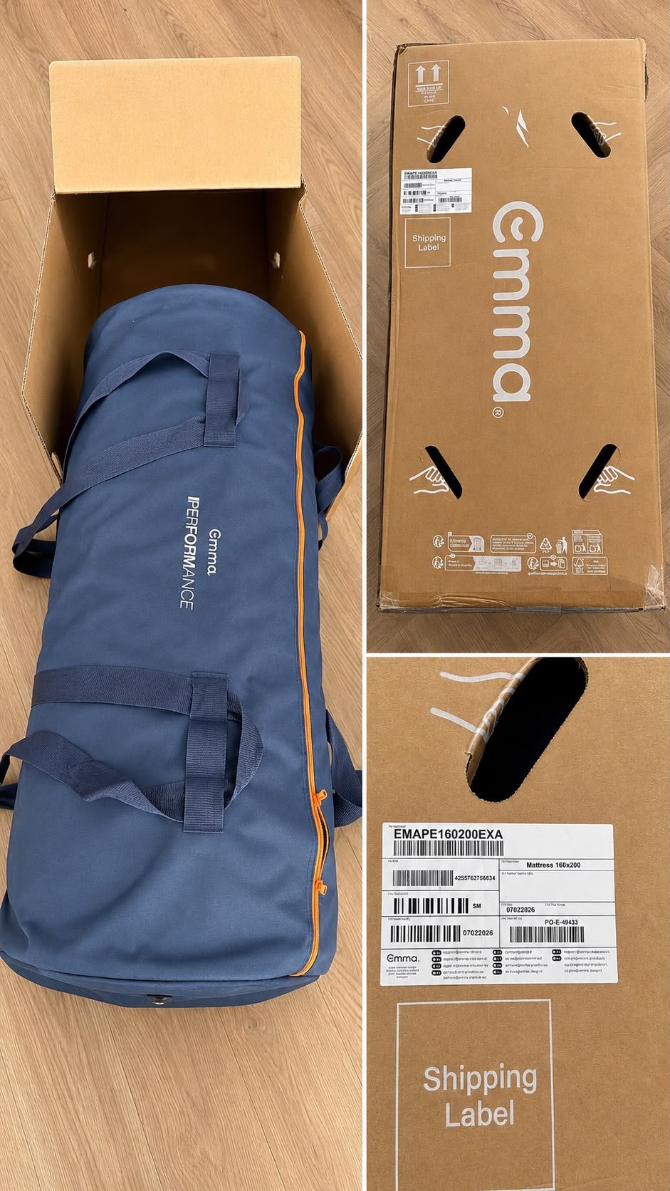 Emma Sleep MATRAS PERFORMANCE 26cm 160x200cm, Ophalen, Nieuw, Tweepersoons, 160 cm