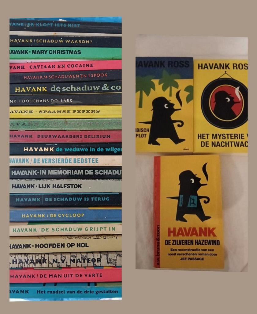 Havank boeken 21 stuks + 2x Havank Ross en 1x Jef Passage, Ophalen of Verzenden, Gelezen, Havank