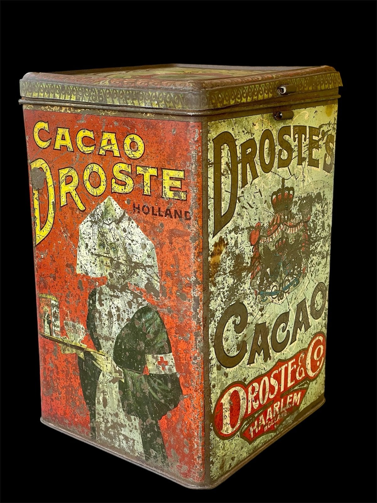 Droste Cacaoverpakking 5 Kg met rood kruisje, Verzenden, Gebruikt, Overige, Droste