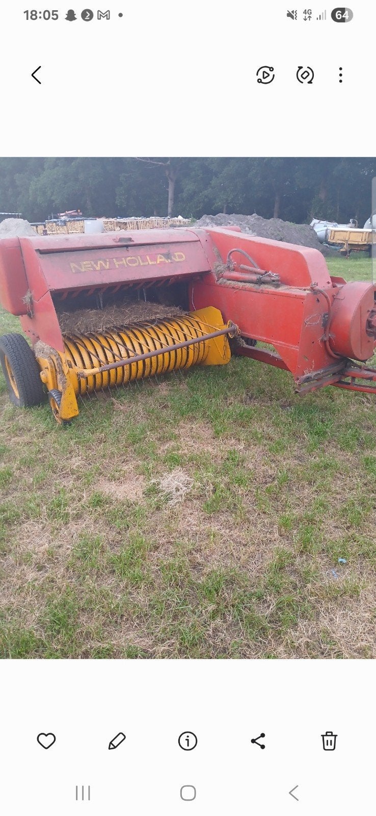New holland 278 hooipers, stro pers, Krone mestwagen, Ophalen, Transport