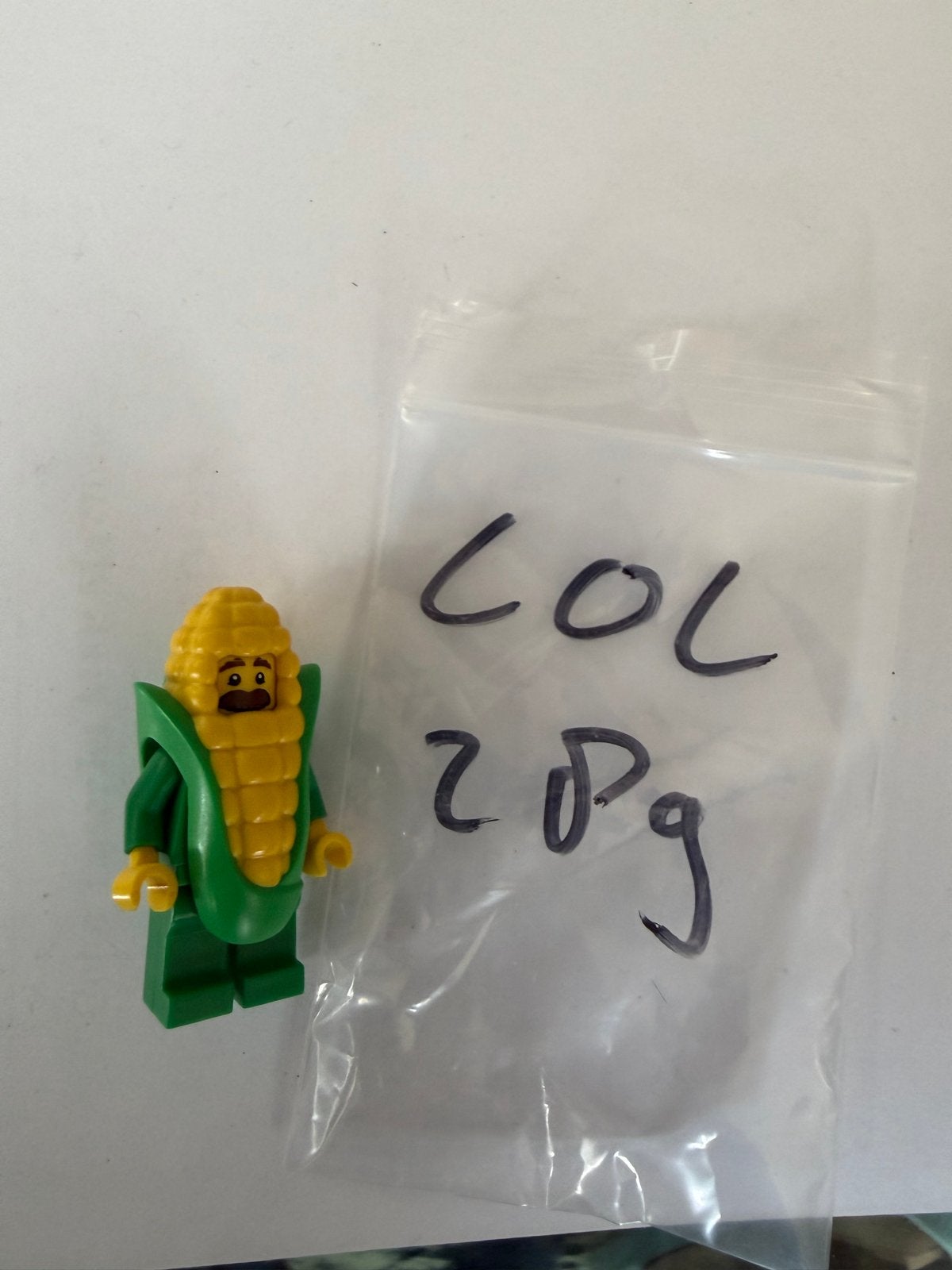 LEGO Minifiguur Maïskolf Man (COL289), Ophalen of Verzenden, Zo goed als nieuw