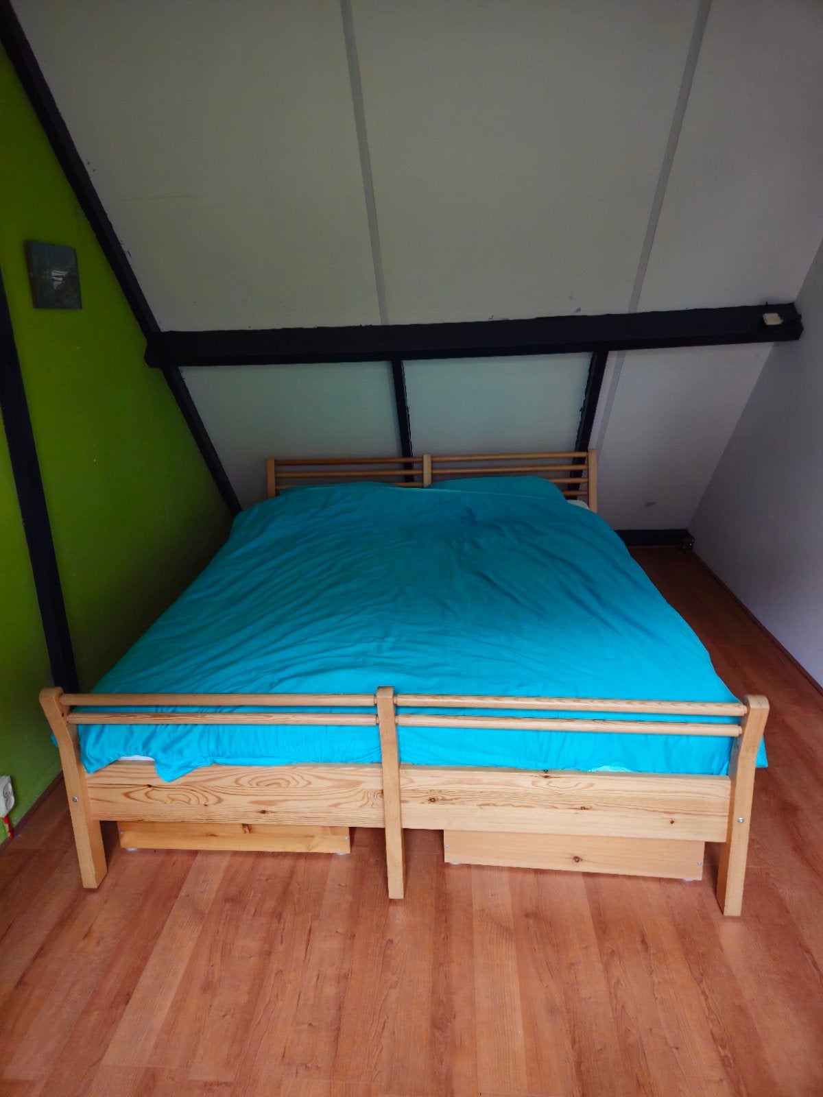 2 persoonsbed all inclusive, Huis en Inrichting, Ophalen, Gebruikt, Overige kleuren, Modern, Scandinavisch