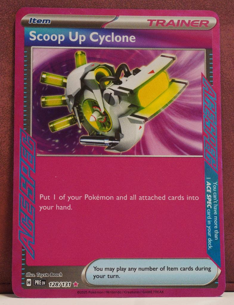 Scoop Up Cyclone Holo 128-131 Prismatic Evolutions Pokèmon, Verzenden, Nieuw, Losse kaart