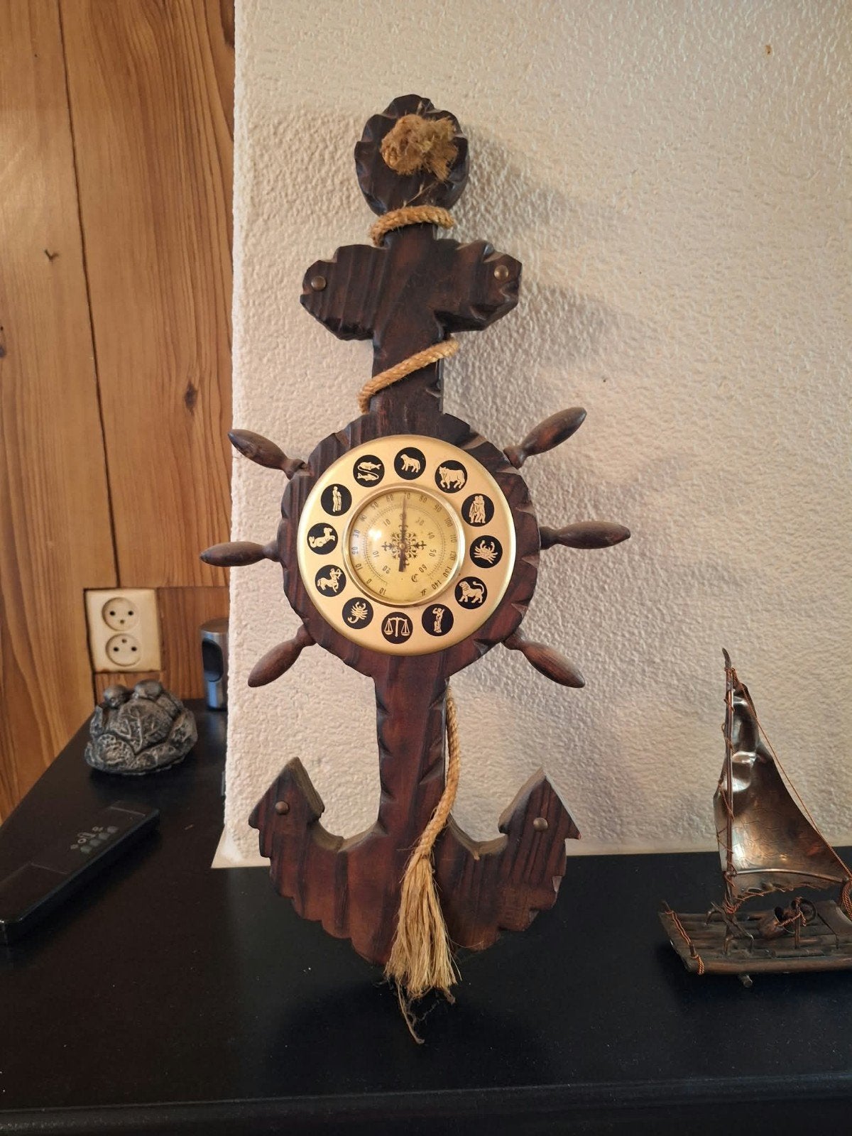 Decoratieve Anker thermometer met Sterrenbeelden, Ophalen of Verzenden