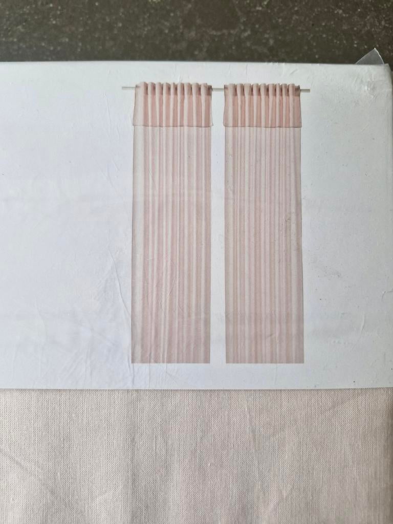 IKEA MOALISA Gordijnen - 2x 145x300 cm - Nieuw in verpakking, 100 tot 150 cm, 200 cm of meer, Beige, Nieuw