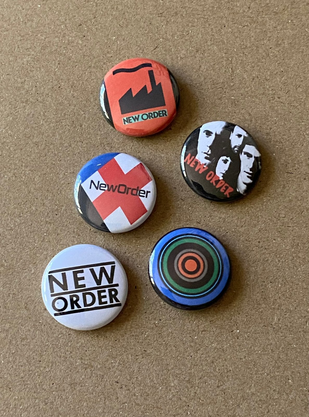 NEW ORDER buttons, Verzenden, Nieuw, Button
