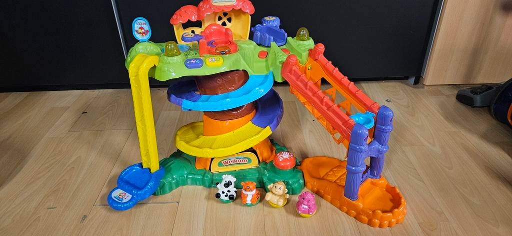 VTech ZoomiZooz Boomhuis met 4 diertjes, Ophalen of Verzenden, Zo goed als nieuw, 2 tot 4 jaar