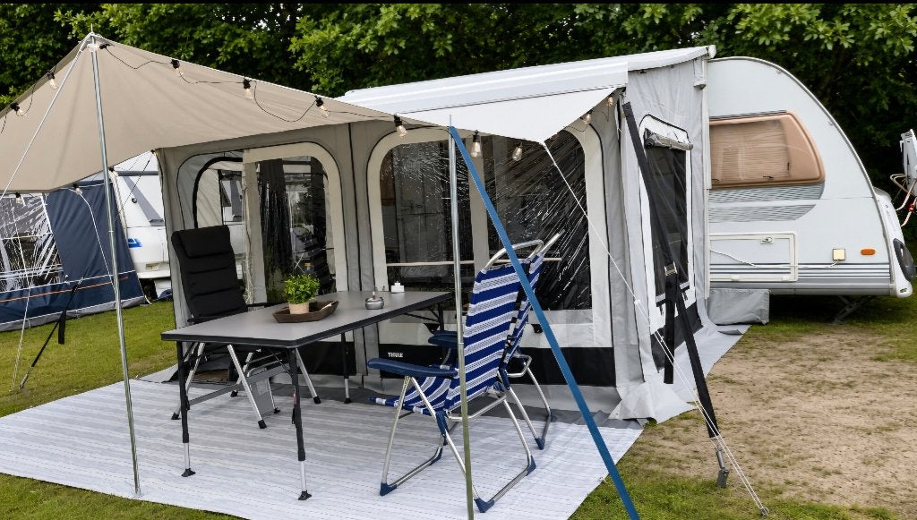 Thule Panorama 9200 400 – compleet – als nieuw, Ophalen, Zo goed als nieuw, Polyester, Thule