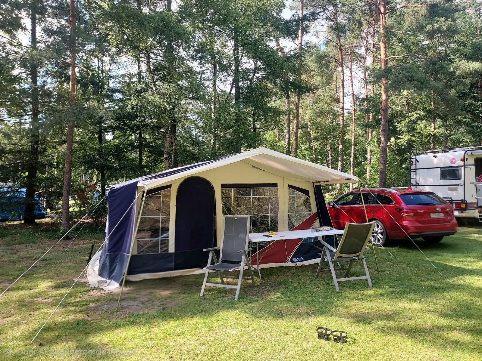 jamet vouwwagen 6 persoons, Ophalen, Tot en met 6, Aanwezig, Jamet