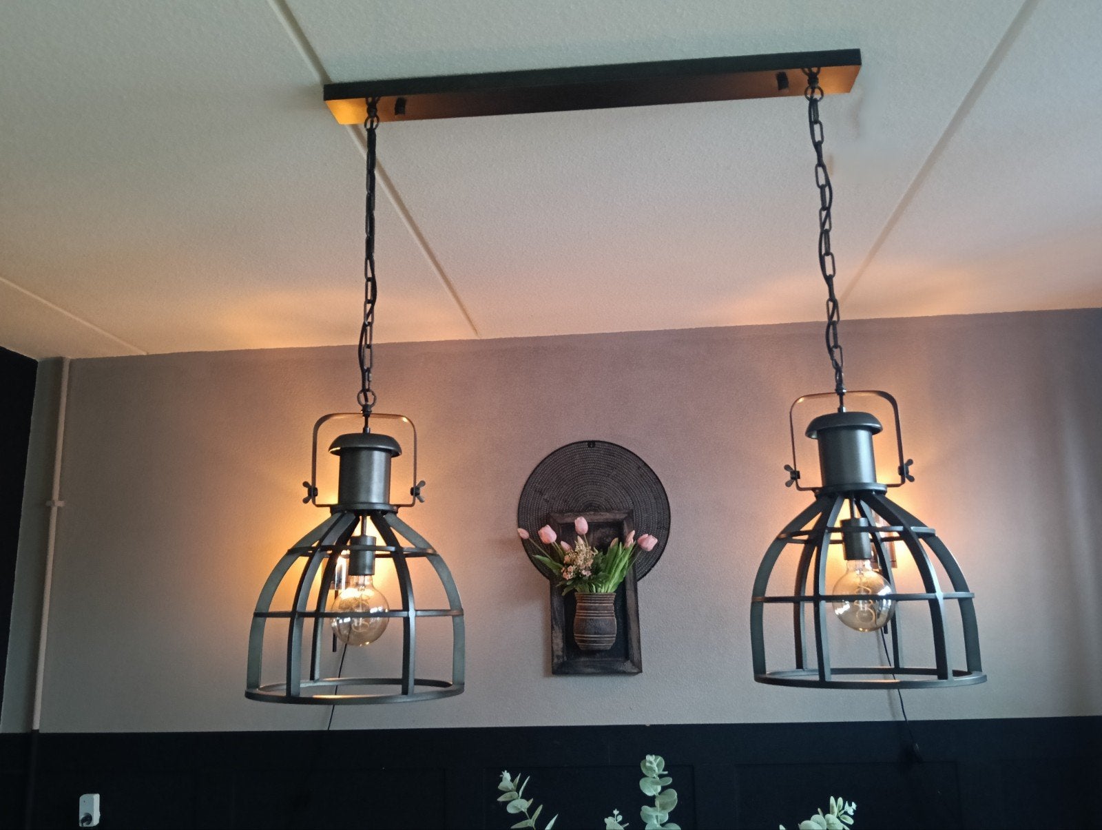 Industriële hanglamp (Gratis), Ophalen