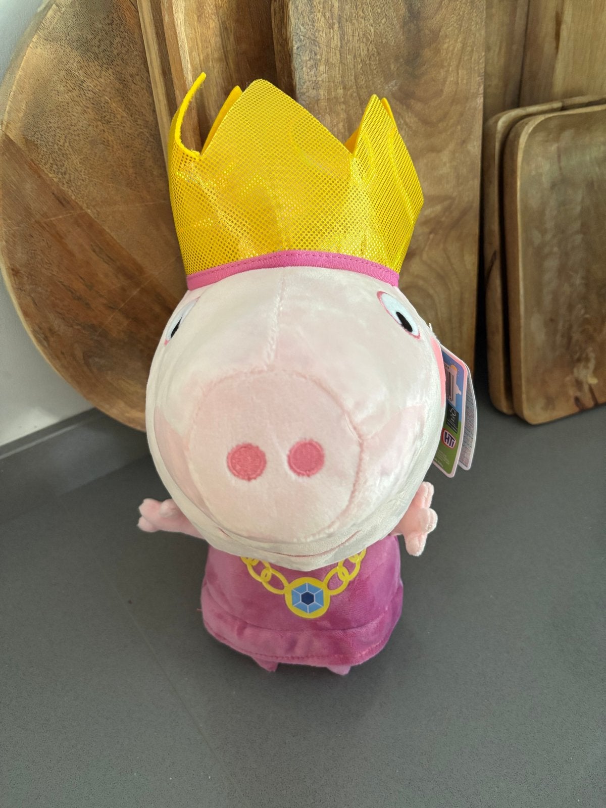 Nieuwe Peppa Pig Knuffel met Kroon - Prinses Peppa, Peppa, Overige merken, Overige typen, Nieuw