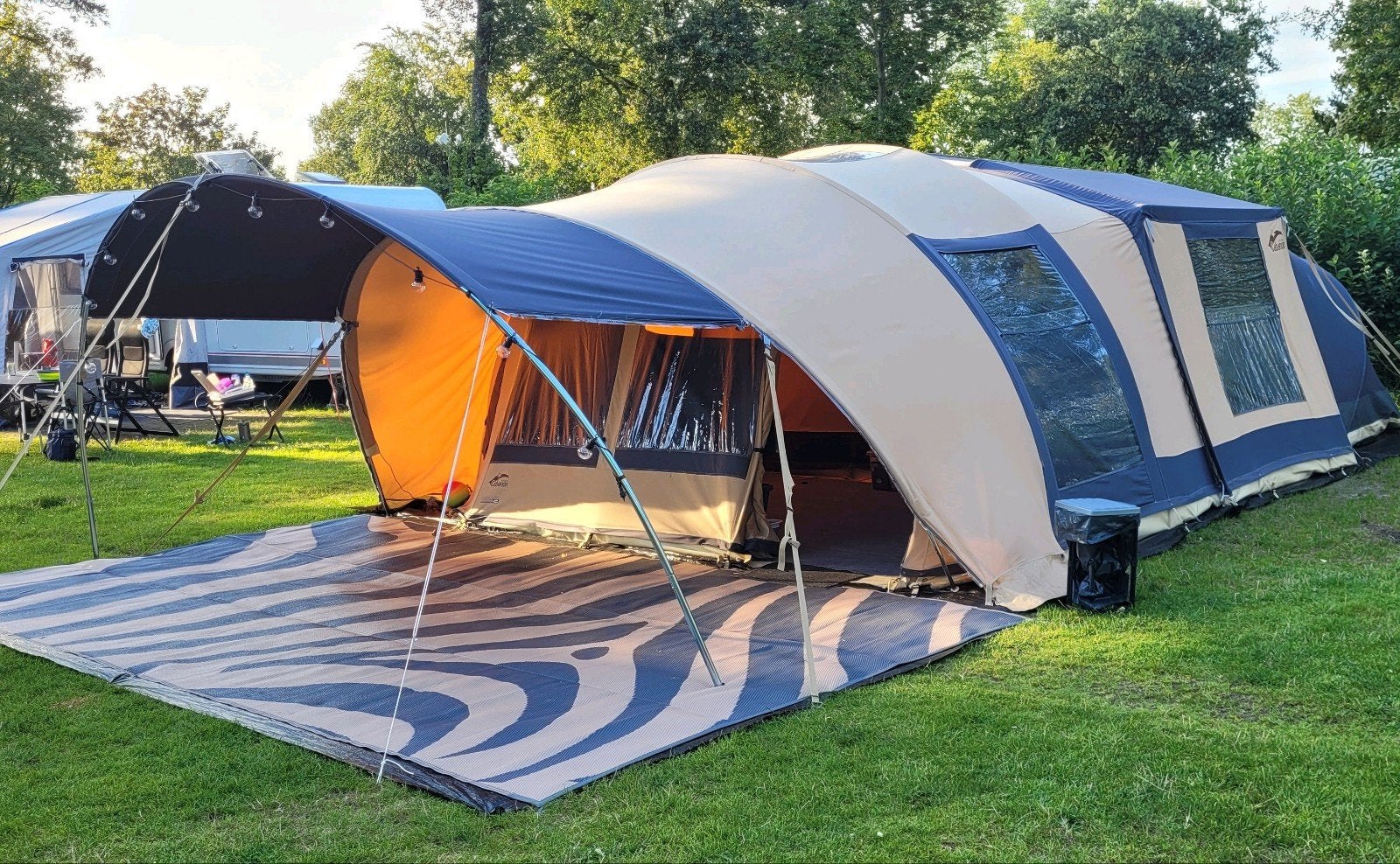 Cabanon Malawi 2.0 EPS voortent, XL achtertent, zonneluifel, Caravans en Kamperen, Beige, Tot en met 5, Cabanon, Ophalen of Verzenden