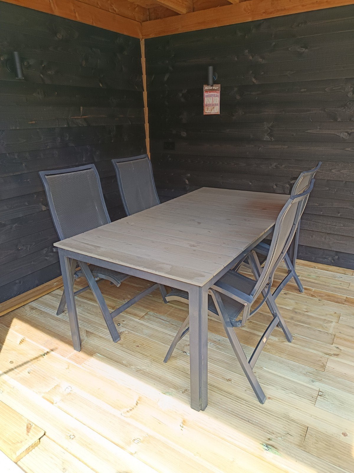 Tuinset met 4 stoelen, Ophalen, Eettafel, 4 zitplaatsen, Tuinset