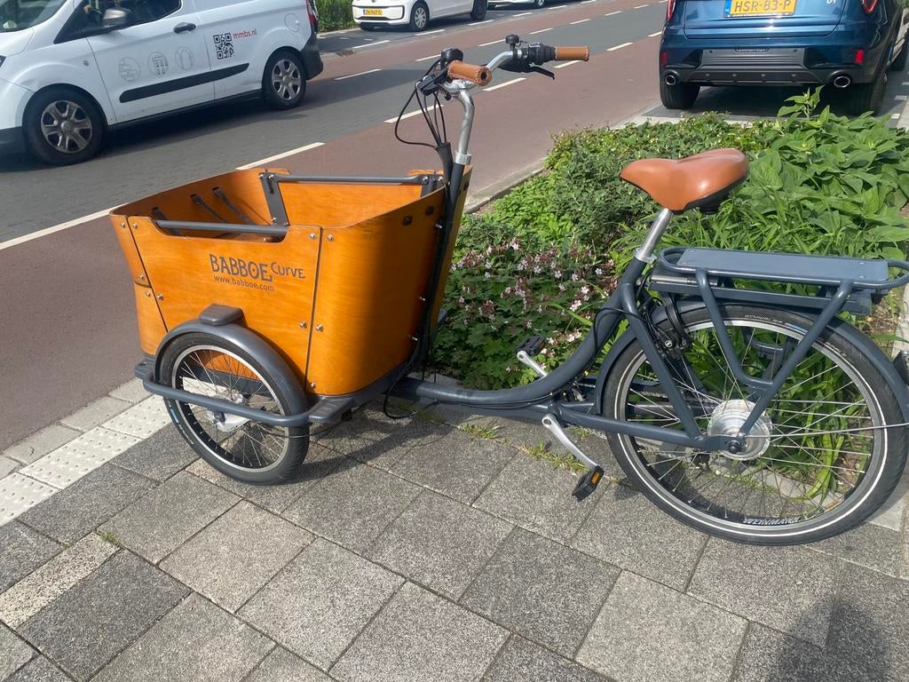 Babboe curve bakfiets, Ophalen, Zo goed als nieuw, 4 kinderen of meer