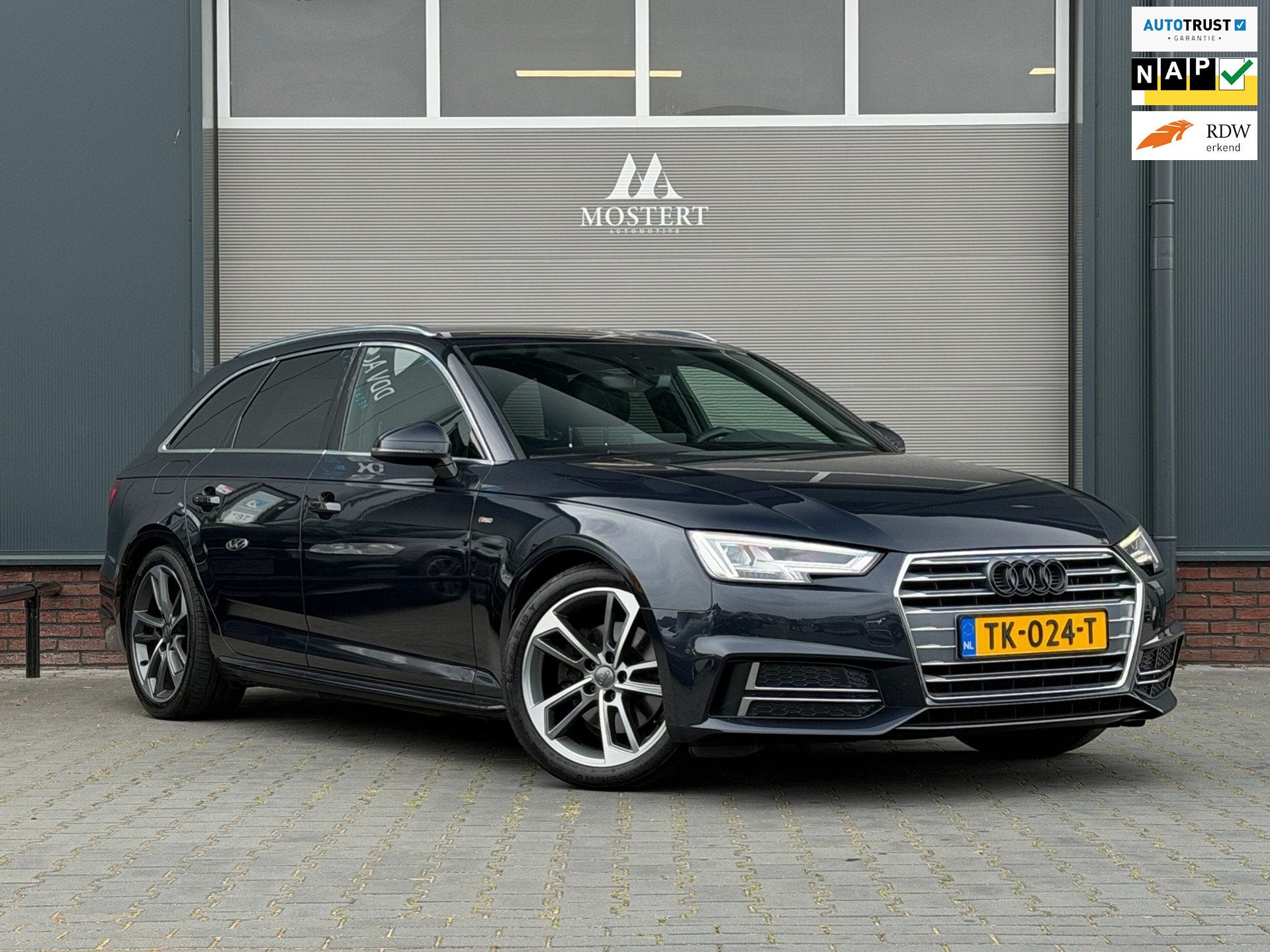 Audi A4 Avant 1.4 TFSI/140pk Sport S line edition|2018|NAP|3, Auto's, Gebruikt, 4 cilinders, 150 pk, Blauw