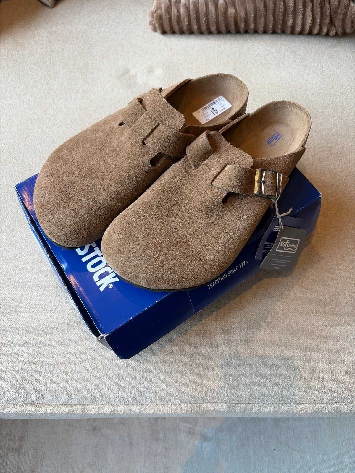 Birkenstock Boston BS Dark Tea Tonal klompen, nieuw, Ophalen of Verzenden, Nieuw, Bruin, Klompen