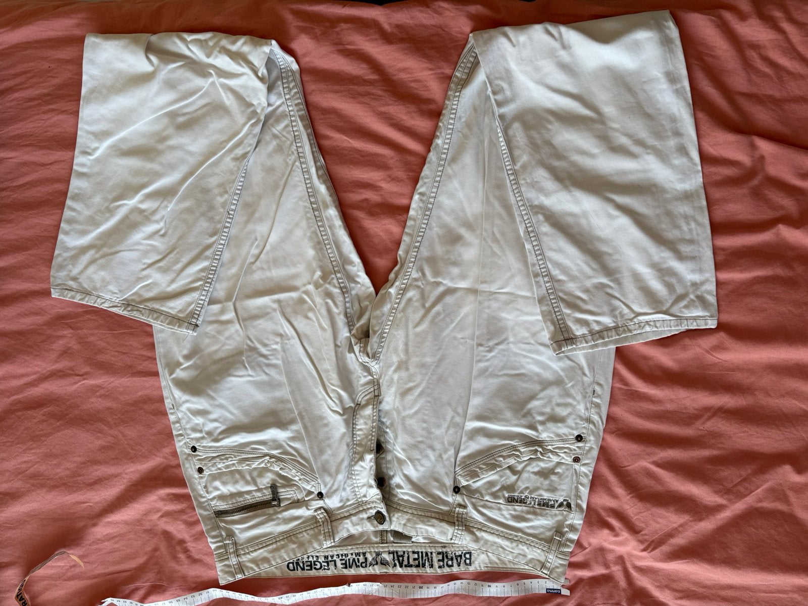 Pme legend bare metal spijkerbroek broek heren, Ophalen of Verzenden, Zo goed als nieuw, Wit, W36 - W38 (confectie 52/54)