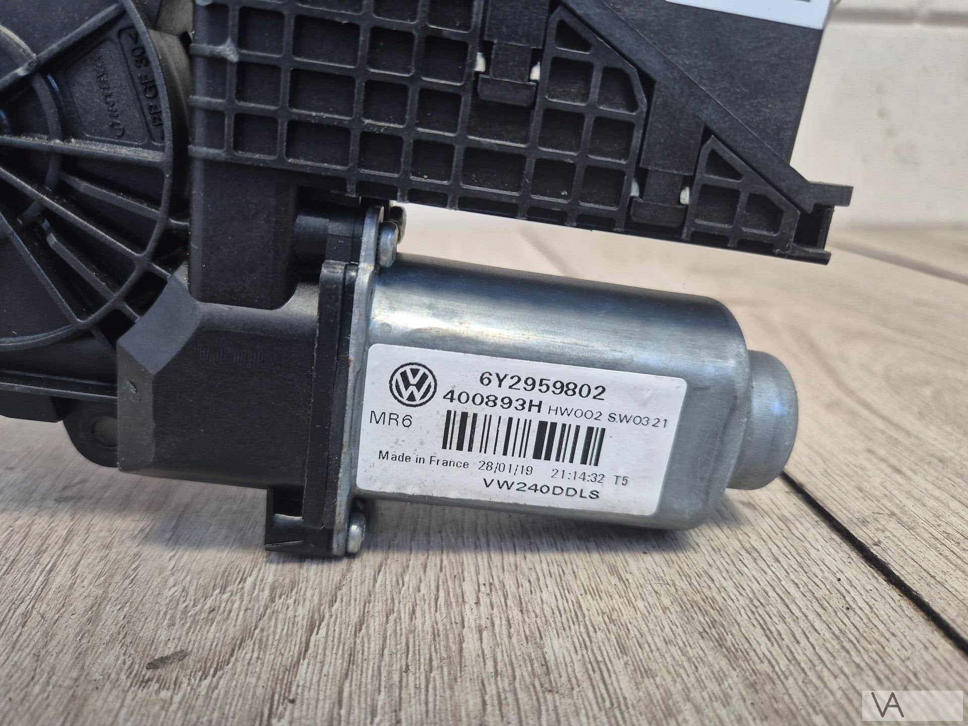 Raammotor links VW Polo 9n3 2005 - 2009 6y2959802 VERVANGEN, Gebruikt, -, Volkswagen, -