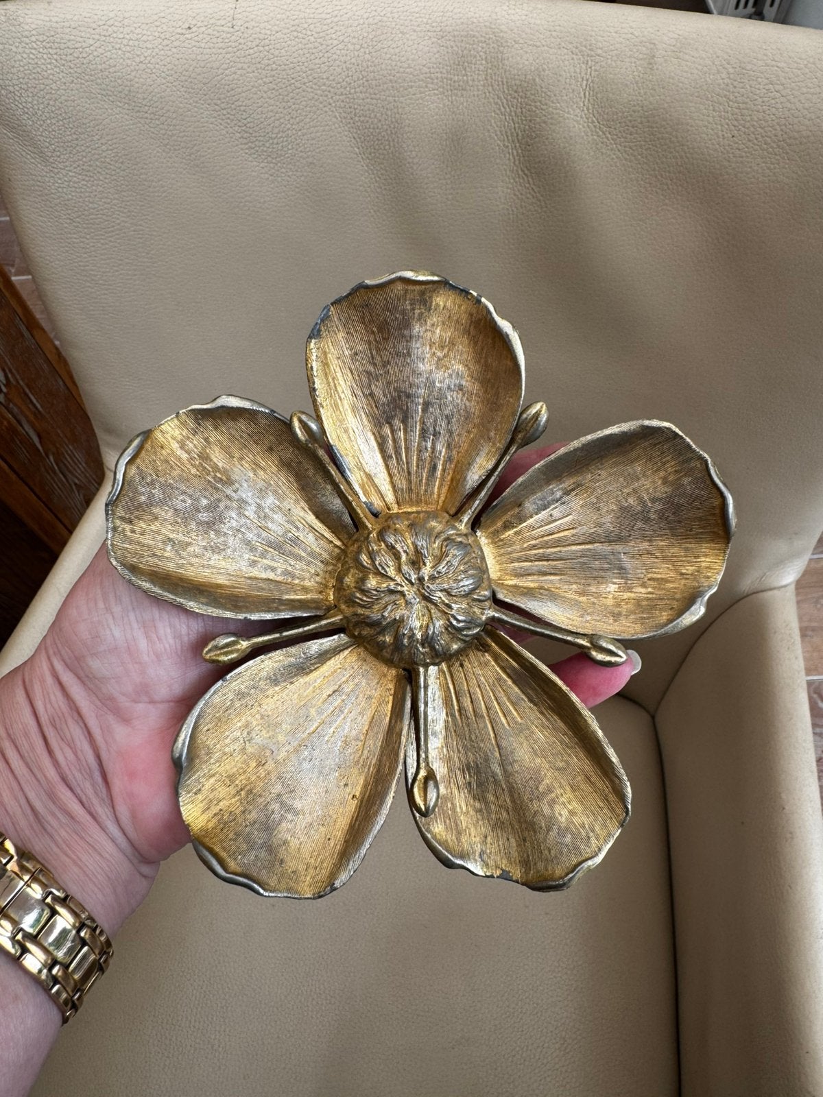 TAN asbak bloem Lotus, Ophalen of Verzenden