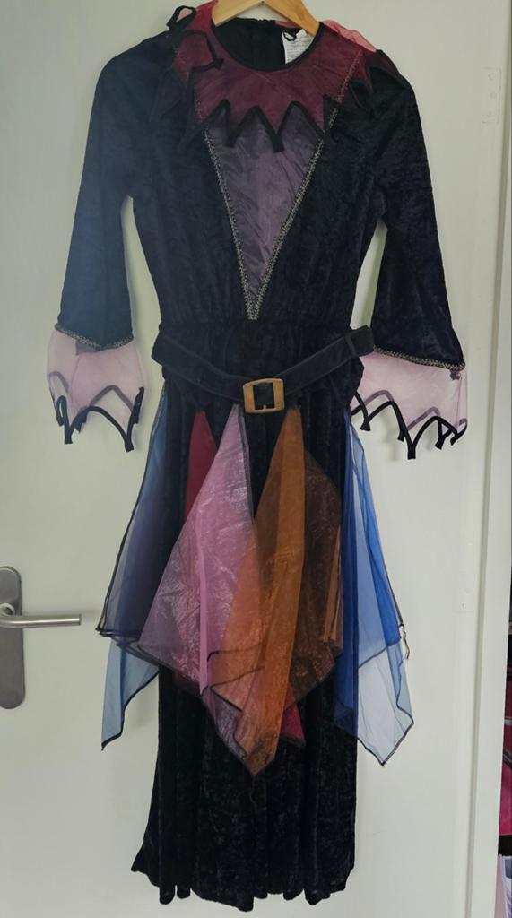 Heksenjurk maat 164, Ophalen of Verzenden, Zo goed als nieuw, Maat 34 (XS) of kleiner, Halloween