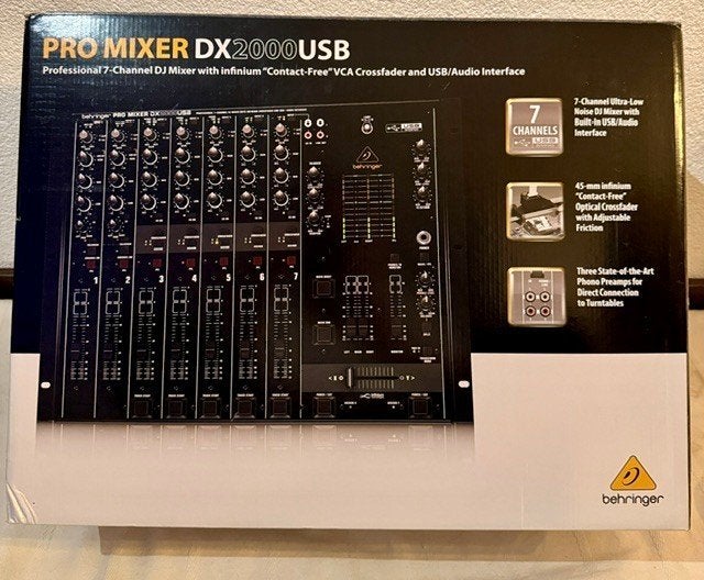 Behringer Pro Mixer DX2000USB, Muziek en Instrumenten, Ophalen, Zo goed als nieuw, 5 tot 10 kanalen, Microfooningang