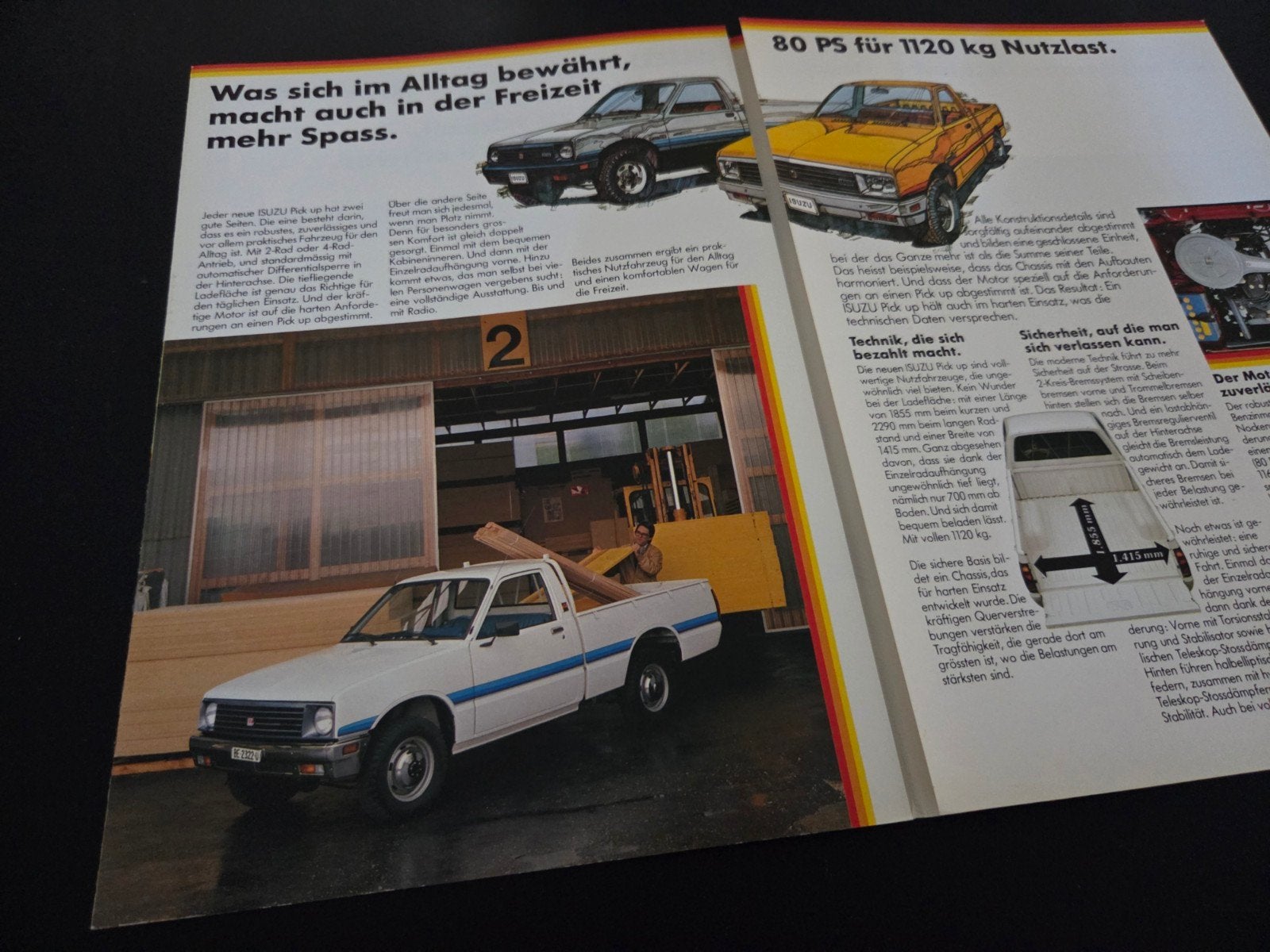 Brochure Isuzu Pick-up Zwitserland, Ophalen of Verzenden, Zo goed als nieuw, Overige merken