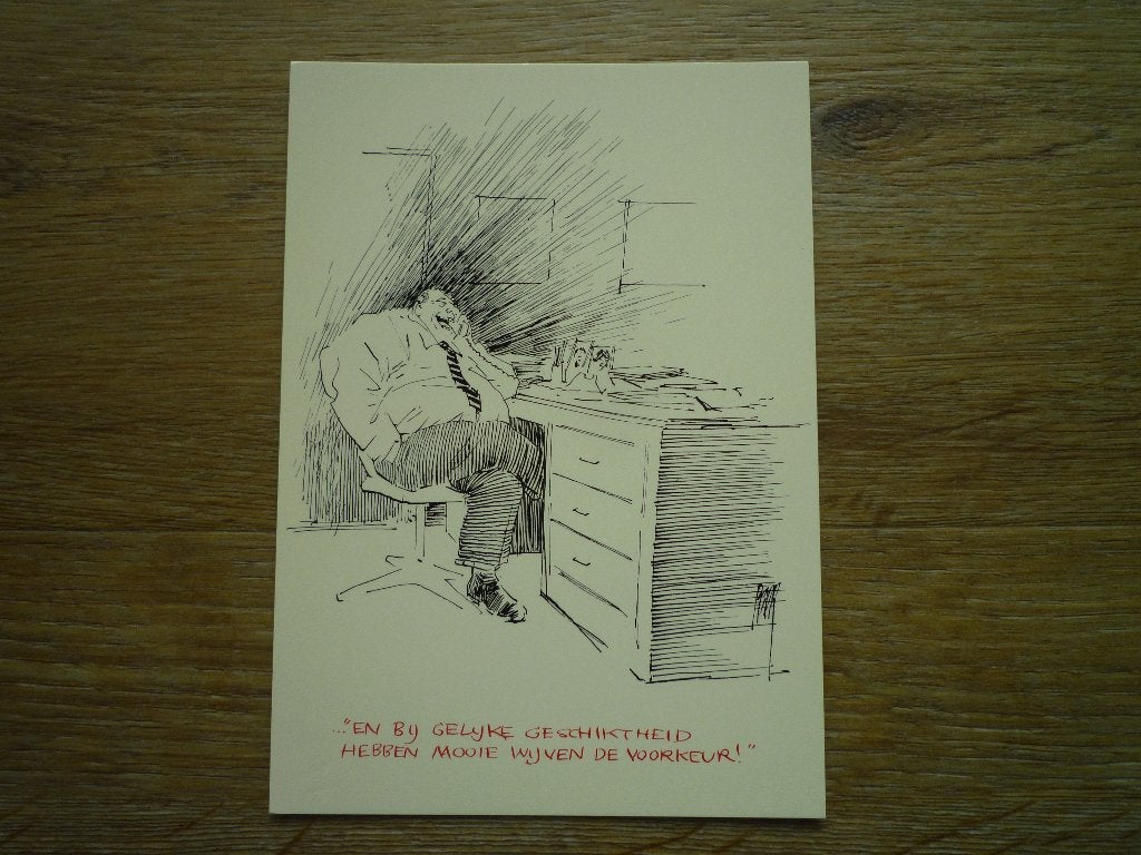 Grappige kunstkaart Peter van Straaten, Ophalen of Verzenden, Voor 1920, Sterren en Beroemdheden