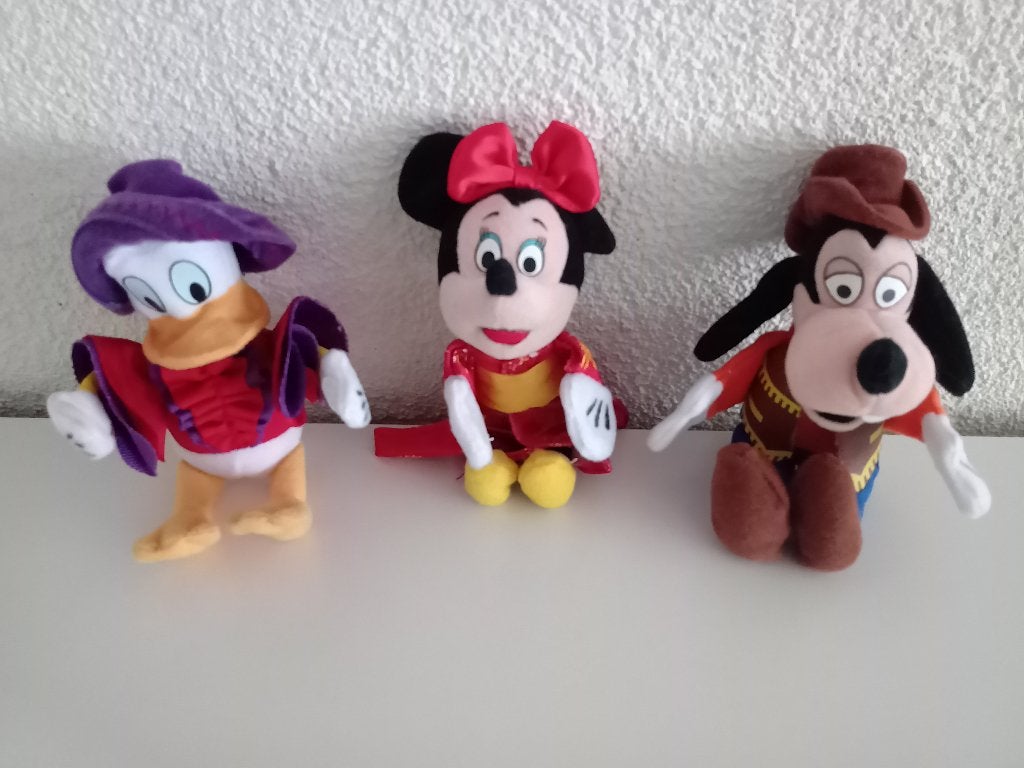 3 Disney Figuren van McDonalds uit Disneyland Parijs, Verzamelen, Ophalen of Verzenden, Overige figuren, Zo goed als nieuw, Knuffel