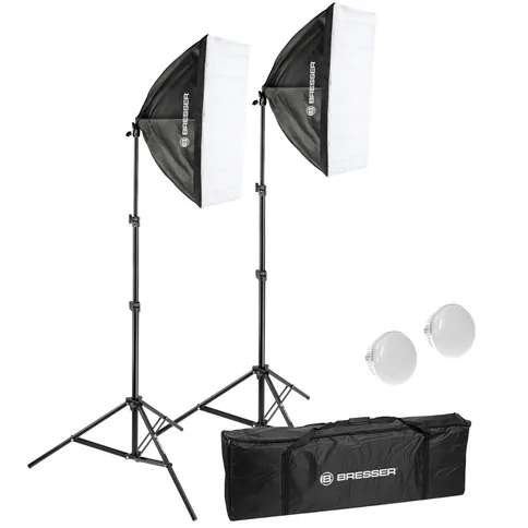 Bresser BR225B LED Photo Studio Set, Audio, Tv en Foto, Fotografie | Fotostudio en Toebehoren, Zo goed als nieuw, Complete fotostudio