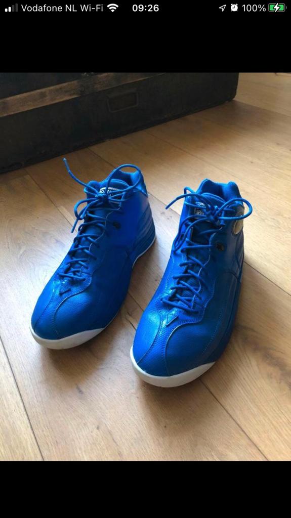 Jordan Jumpman Team 1 'Sport Blue' 44.5 - Nike, Ophalen of Verzenden, Zo goed als nieuw, Schoenen