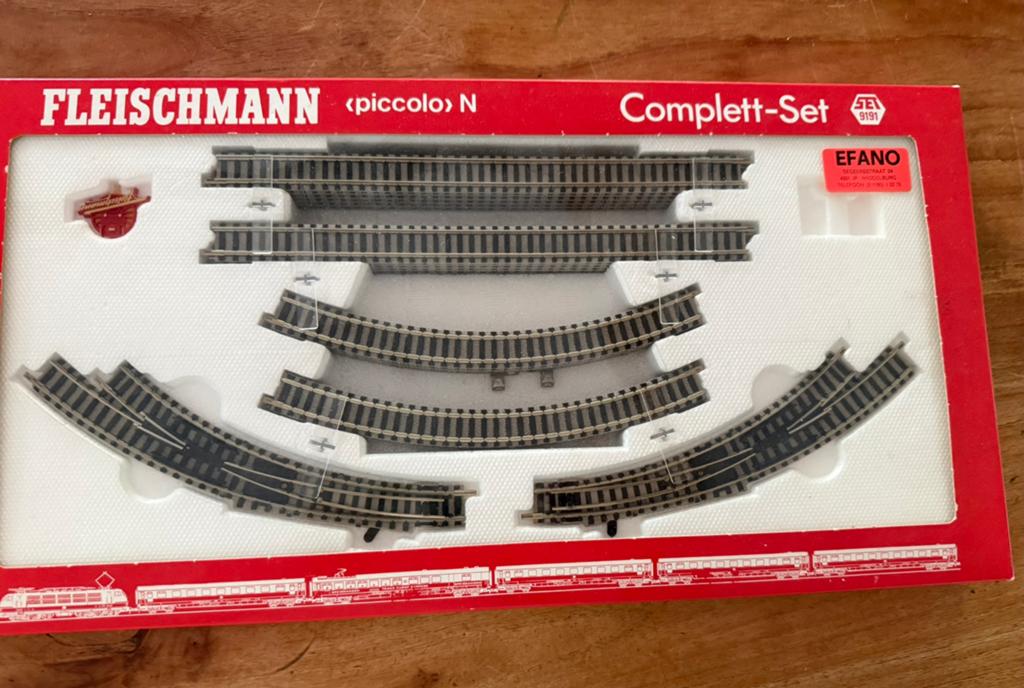 Fleischmann Piccolo N Complett-Set 9191, Hobby en Vrije tijd, Ophalen, Gelijkstroom, Fleischmann, Rails