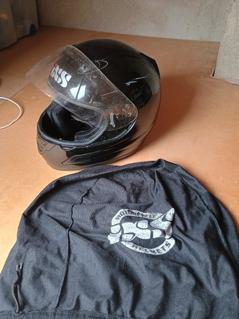 Zwarte helm xxl met tasje/hoes., Ophalen of Verzenden, Gebruikt, Extra large of groter
