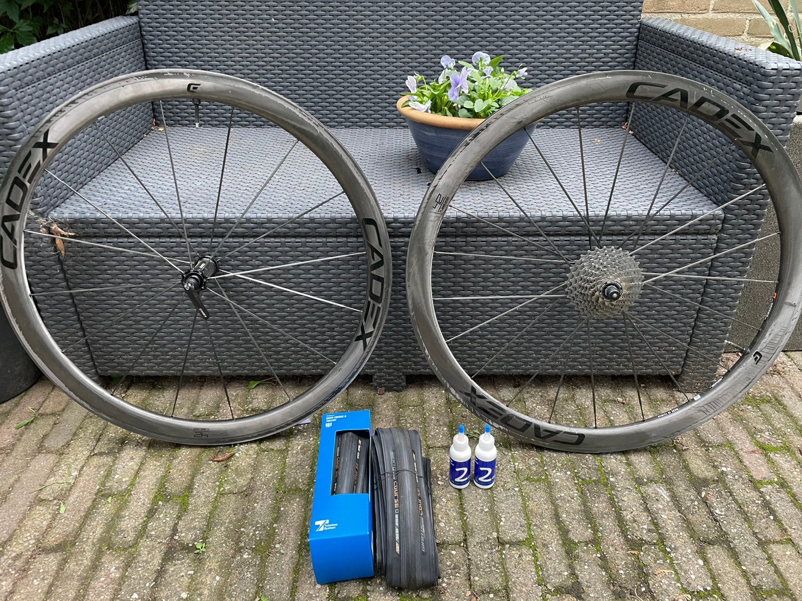 Cadex 40 wielen velgrem QR, Wiel, Gebruikt, Ophalen of Verzenden, Racefiets
