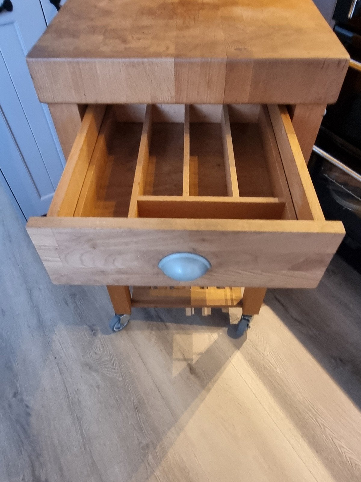 Beuken Keukentrolley, Ophalen of Verzenden, Gebruikt