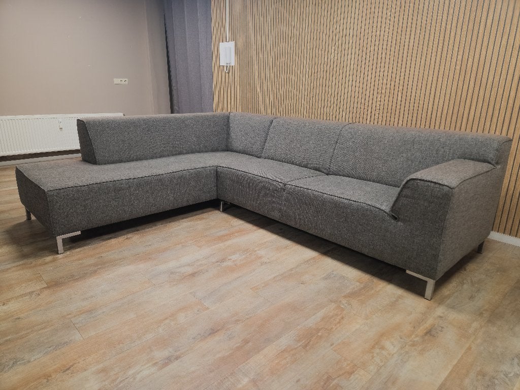 Zeer Mooi Groot Grijs Hoekbank van HET KABINET, Info@banxtel.nl, Hoekbank, Hoekbank, Ophalen of Verzenden