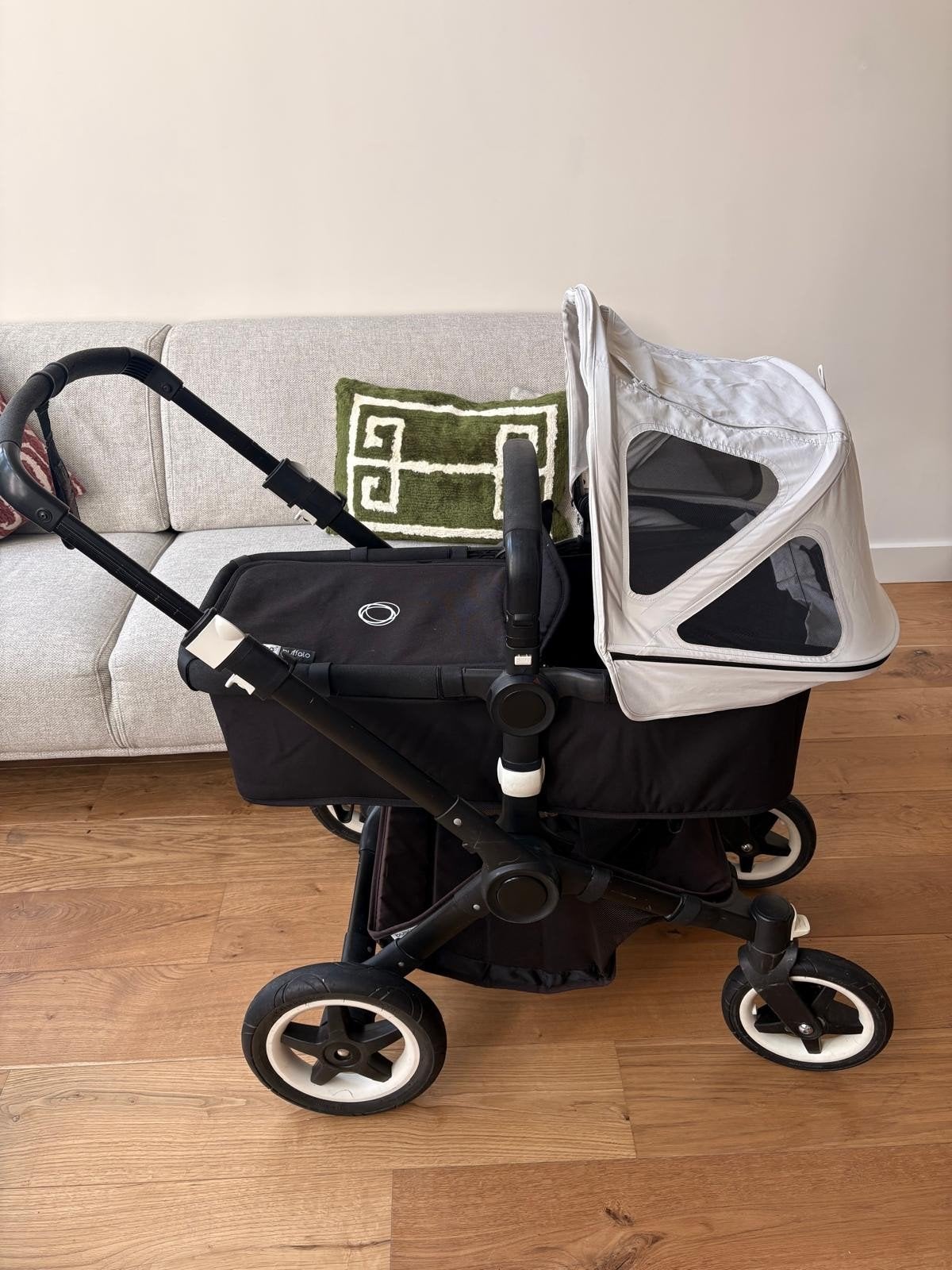Kinderwagen Bugaboo Buffalo, Ophalen, Gebruikt, Bugaboo, Verstelbare duwstang