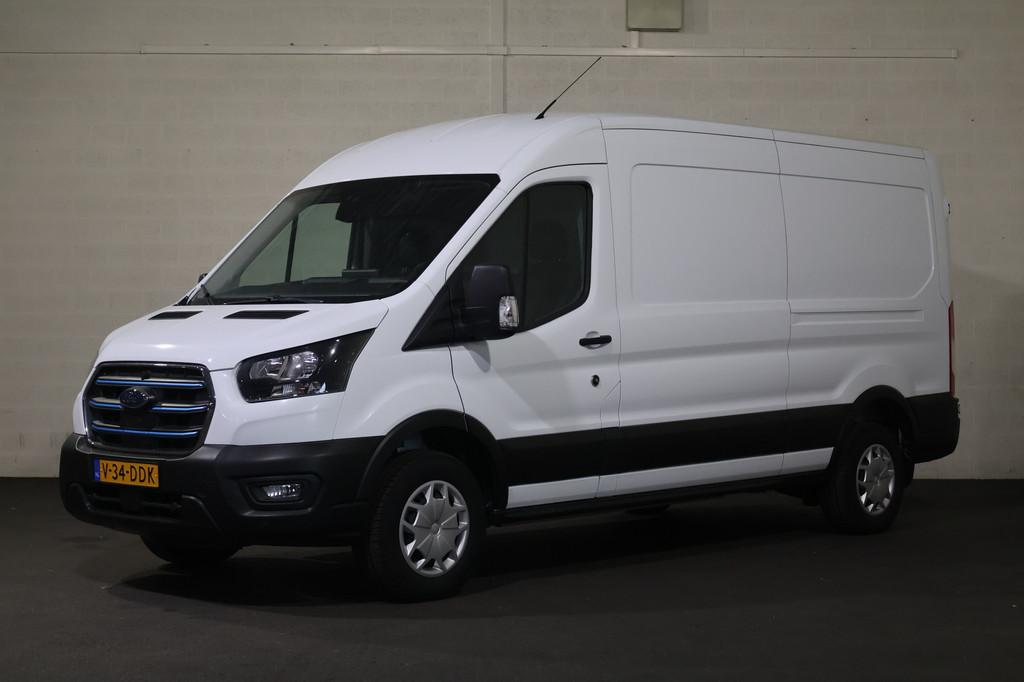 Ford E-Transit 350 L3 H2 Trend 68 kWh (bj 2024), Auto's, Bestelauto's, Bedrijf, Te koop, ABS, Achteruitrijcamera, Airconditioning
