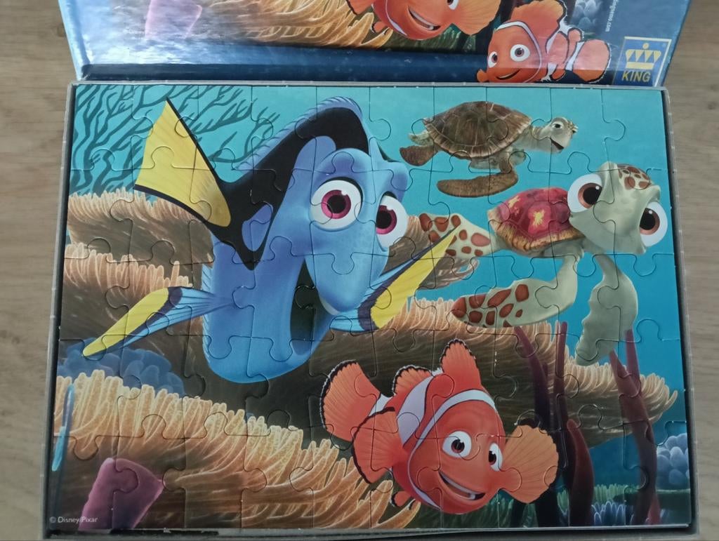 Finding Nemo puzzel 50 stukjes compleet, Ophalen, 10 tot 50 stukjes, Gebruikt, 4 tot 6 jaar