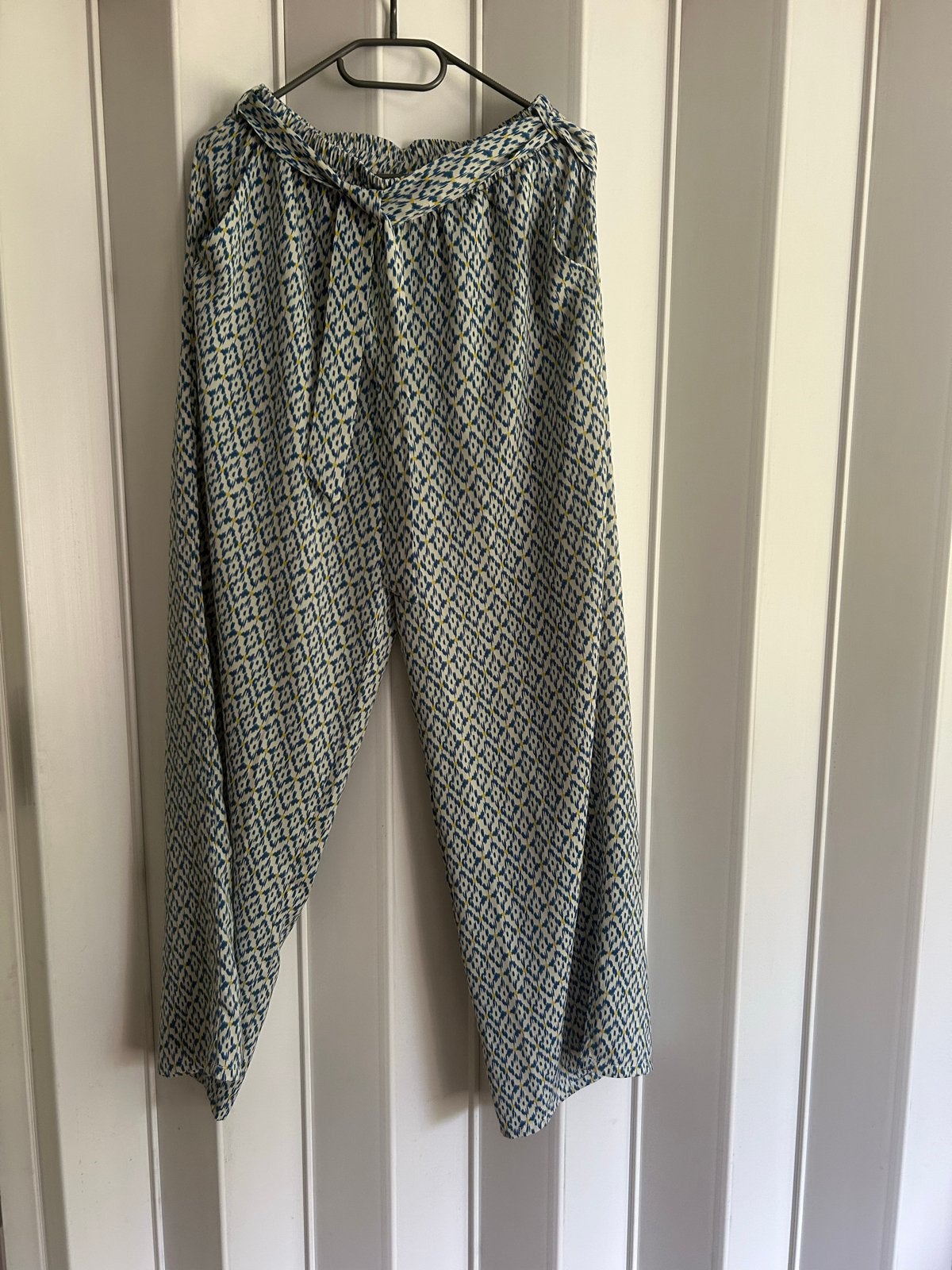 Norah Broek met Print, Maat 38/40 (M), Blauw, Ophalen of Verzenden, Zo goed als nieuw