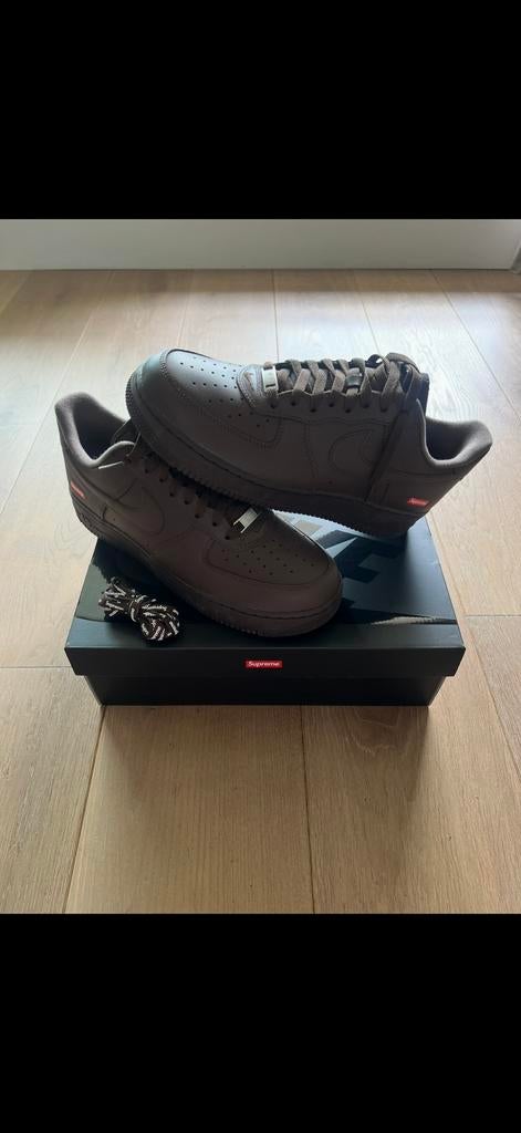 Supreme Nike air force 1 Baroque brown, Kleding | Heren, Schoenen, Bruin, Nieuw, Ophalen of Verzenden, Sneakers of Gympen