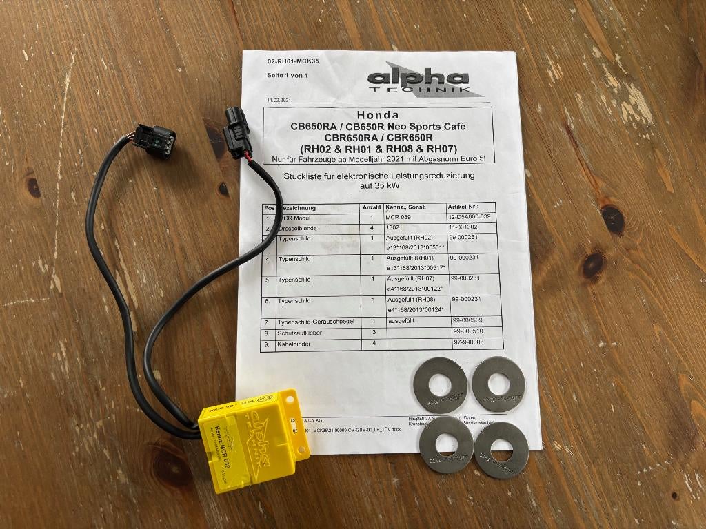 Honda 35kw set CB650RA Neo Sports Cafe cb650 cb650r cb650ra, Ophalen of Verzenden, Gebruikt