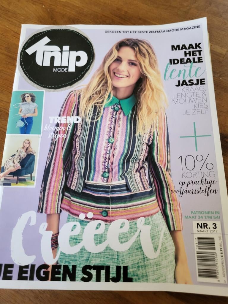 Knip 2017, Hobby en Vrije tijd, Kledingpatronen, Ophalen of Verzenden, Zo goed als nieuw, Vrouw, Knipmode